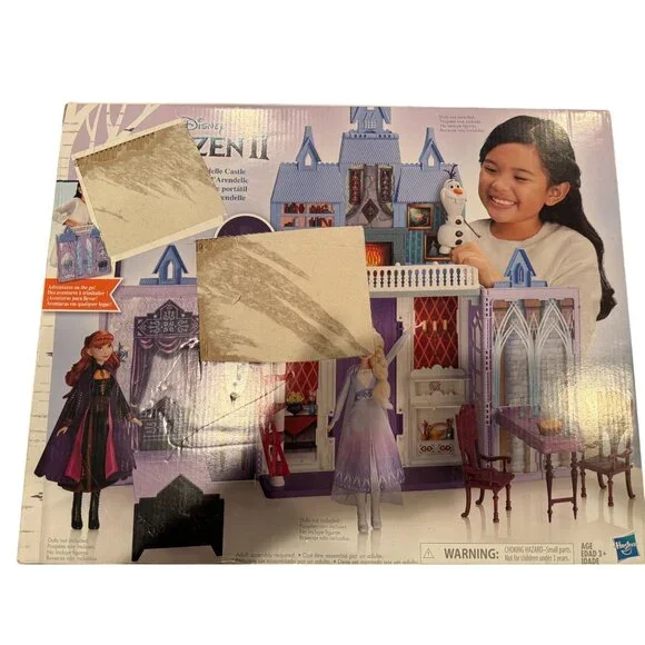 Disney Frozen 2 Fold & Go Portable Arendelle Castle Exclusive Dollhouse Playset - Picture 2 of 3